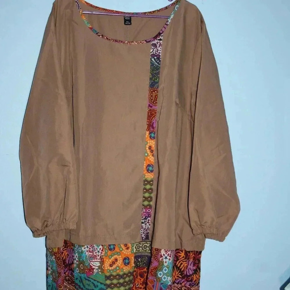 Emery Rose Tops - Emery Rose Brand 5xl Brown Top